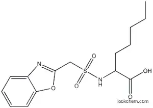 Molecular Structure of 1076198-89-4 (Benzoxazolemethanesulfonamide-N-(6-methyl-hexanoate))